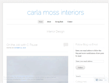 Tablet Screenshot of carlamossinteriors.com